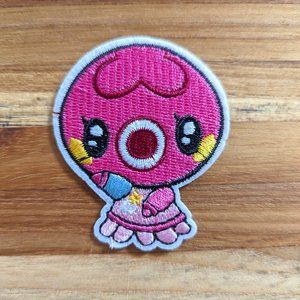 Animal Crossing Iron-on Embroidered Patch Octopus Character: Marina